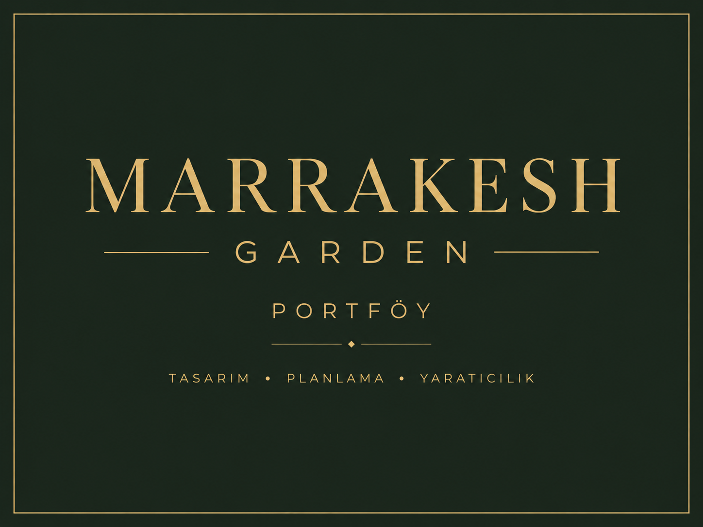 Marrakesh Garden Etlik çalışması kapak görseli